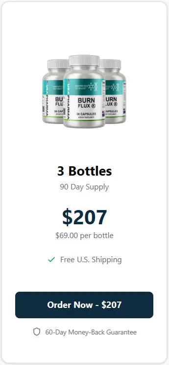 Burnflux order one bottle